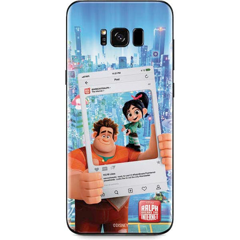 Disney Wreck-it Ralph and Vanellope Instagram Pose Galaxy S8 Plus Skin